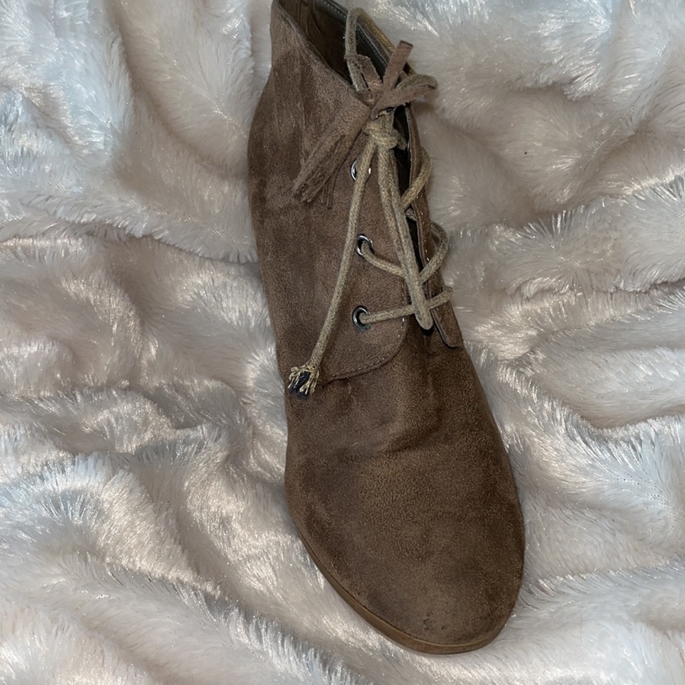 Brinley Co. Lace Up Ankle Bootie - Picture 12 of 15